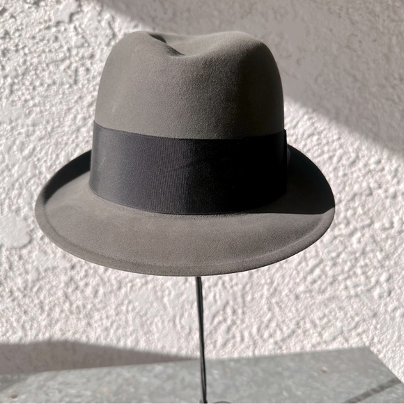Resistol Other - Vintage Byer-Rolnick Fedora Mens size 7 1/8 Resistol Gray Beaver 1960s